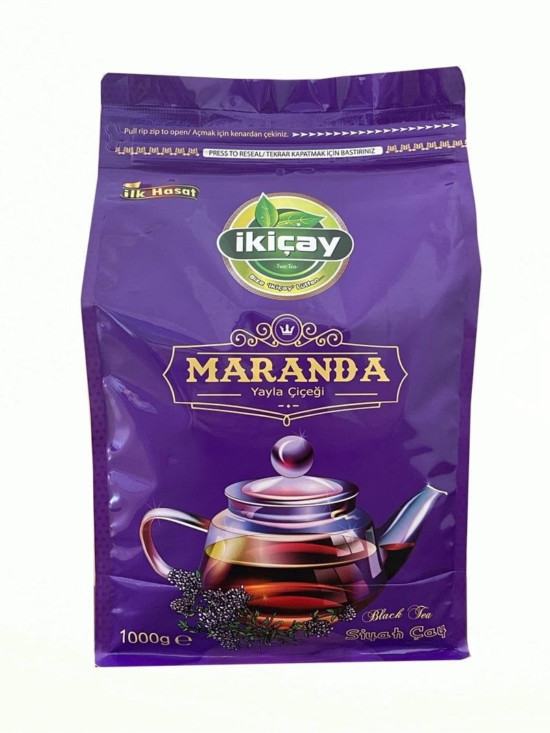 Kilitli Ambalaj Maranda 1000gr (Yayla Çayı Karışımlı Siyah Çay)